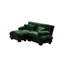 Canapé 2 places avec repose-pieds Chenille-1611760110-1623384575