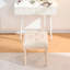 Banc de hall d'entrée en tissu de lin beige de style français, banc rembourré capitonné avec pieds en bois d'hévéa brossé, banc de hall d'entrée de chambre à coucher, mobilier de décoration intérieure, banc d'appoint confortable