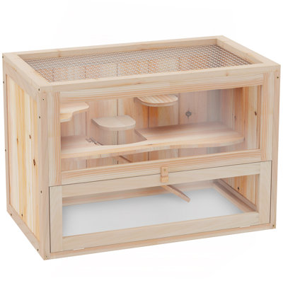 Cage à hamster sur 2 niveaux