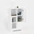 Wood Accent cabinet with glass door and open storage-2072136196