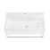 Claire Ceramic Rectangular Wall Mount Bathroom Sink with Overflow