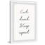 Eat Drink Sleep Repeat - Single Picture Frame Print-372238645