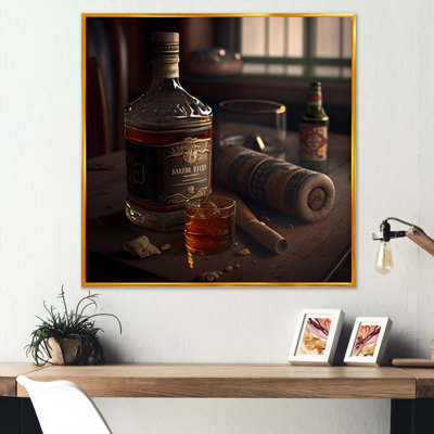 «Alhanol with Cigars IV», impression sur toile