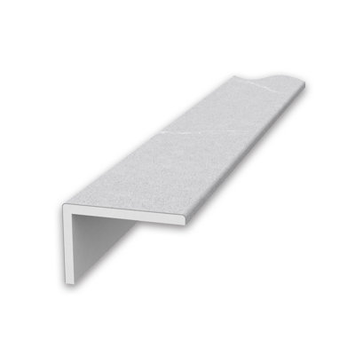 FlexStone 3" x 95" Remodel Trim with 2" Lip in Sea Salt