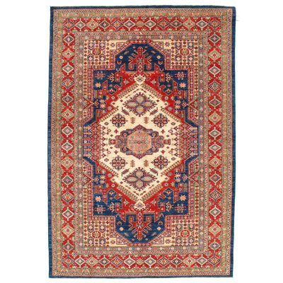 Super Kazak Wool Oriental Indoor Rug