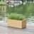 Handmade Rectangle Planter Box, Travertine Beige