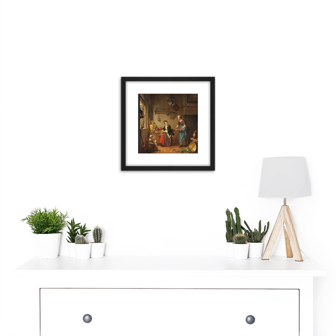 The Kitchen by Willem Joseph Laquy - Single Picture Frame Painting