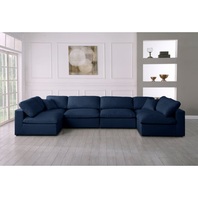Burrows Upholstered U-Shaped Sectional Reversible