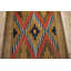 Antique American Hooked Rug Small Scatter Size Wool & Cotton Brown