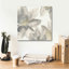 «Gray and Silver Flowers I» par Chris Paschke, impression sur toile Giclée-897430473