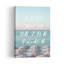 This Place Beach Umbrellas Peaceful Serene Tranquil Coastal Wall Art Print 1 Piece Wrapped Canvas Wall Art-1138066069