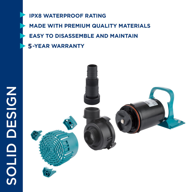 Arlmont & Co. Pompe écoénergétique Vortex 3000 GPH de Barnnet ...