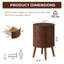 Table de chevet 2 tiroirs Annice-153449921