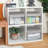 3 Pack Foldable Fabric Bin Set with Lid and Handle-1861373954