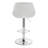 Jaretta Swivel Upholstered Faux Leather Adjustable Height Counter Stool with Steel Frame-223055819