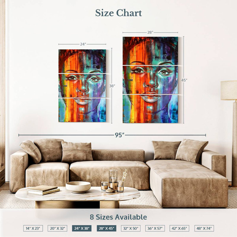 Leisha Sibongile, 38" H x 24" W