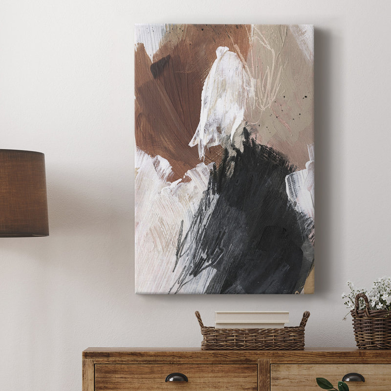 Neutres non blanchis II - Cavas de galerie sur mesure, H 27 po x l 18 po
