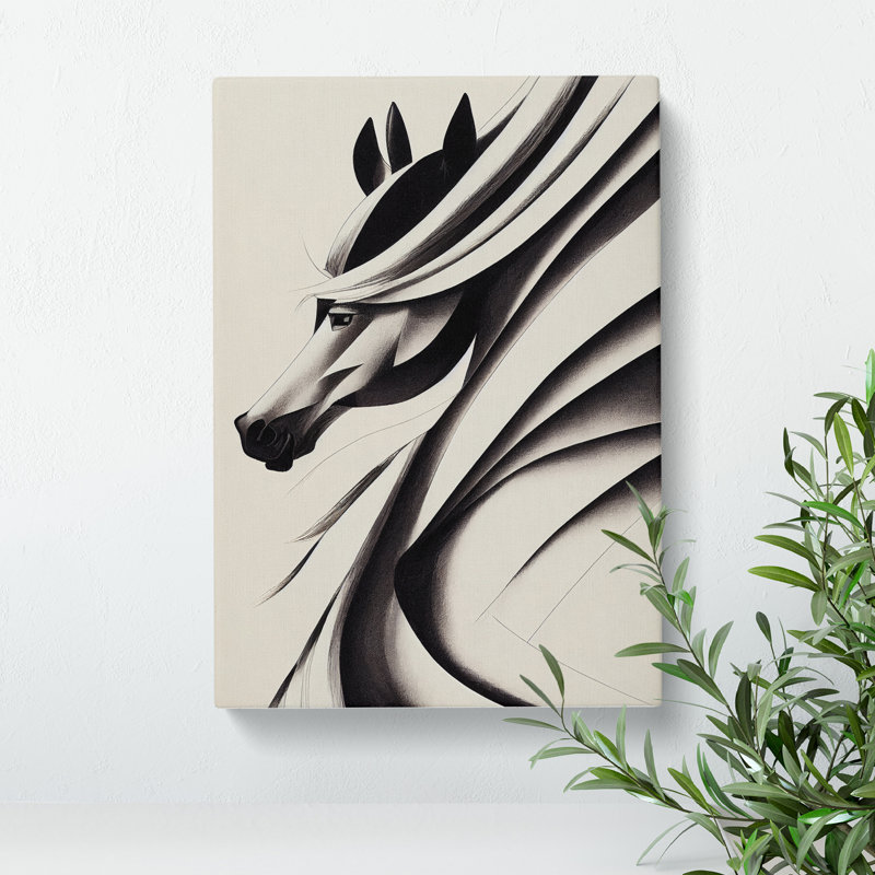 Artful Horse - Wrapped Canvas, 50cm H x 35cm W x 3cm D