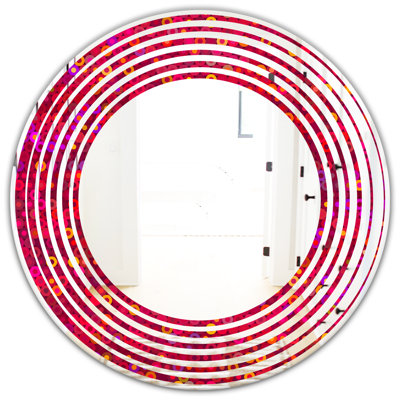 Miroir mural sans cadre Design III Wave