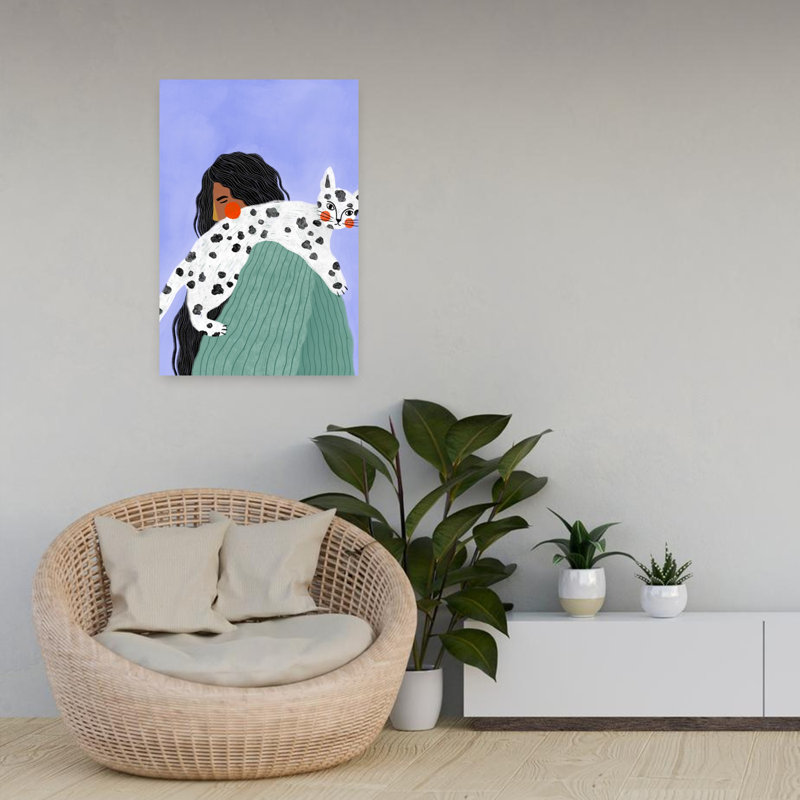 Art contemporain, art abstrait contemporain, H 24 po x l 16 po