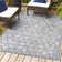 Tapis intérieur / extérieur gris clair Raeshelle