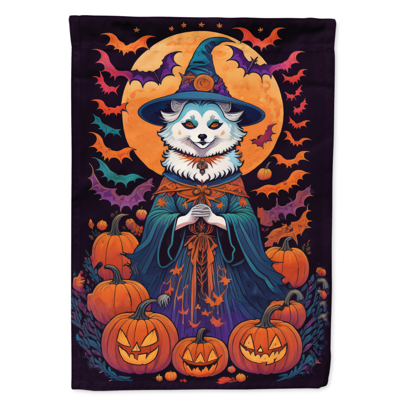 Janayra Double Sided Polyester Halloween Garden Flag, 40" x 28"