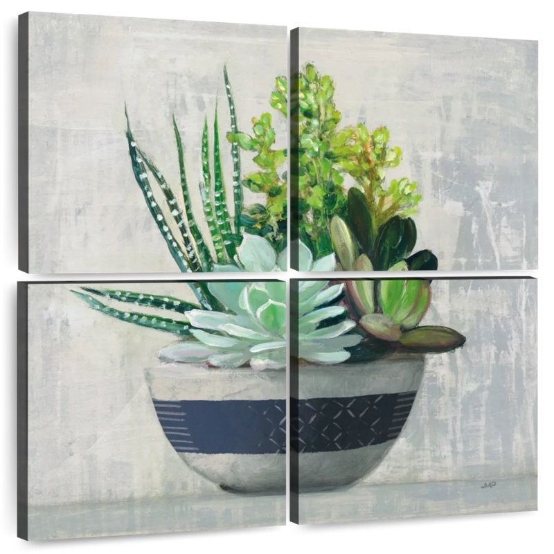 Harnek Succulent Still Life II - bleu marine