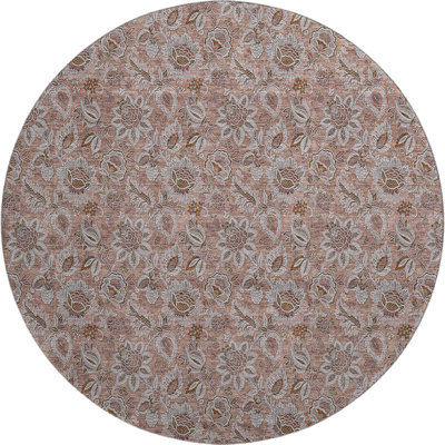 Premium Machine Washable Addington Copper Rug