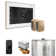 XButler Max Steam Shower Control Package with iSteamX Control and Steamhead in White 