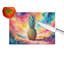 Colourful Pineapple Glass Cutting Board Large