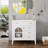36" Bathroom Vanity Sink with Motion-Sensor Lighting, Patterned Glass & Farmhouse Storage Cabinet-556404640