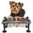 Rustic Wood Pet Dog Elevated Feeder