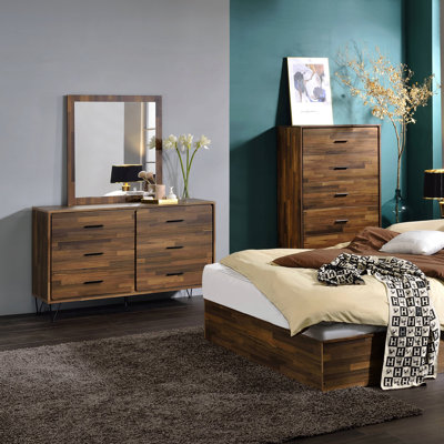Commode 6 tiroirs Noyer