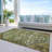 Machine Washable Indoor/Outdoor Xhevrie Olive Rug-1287126731