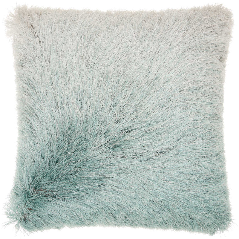 Dariella Square Pillow Cover & Insert, Celadon, 20" x 20"