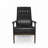 Mid Century Modern Upholstered Accent Chair, Faux Leather-798425917