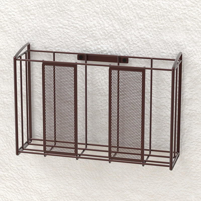 Over Cabinet Door Organizer, Mesh Bronze