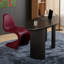 Bureau en bois massif noir Free Form-1113538218