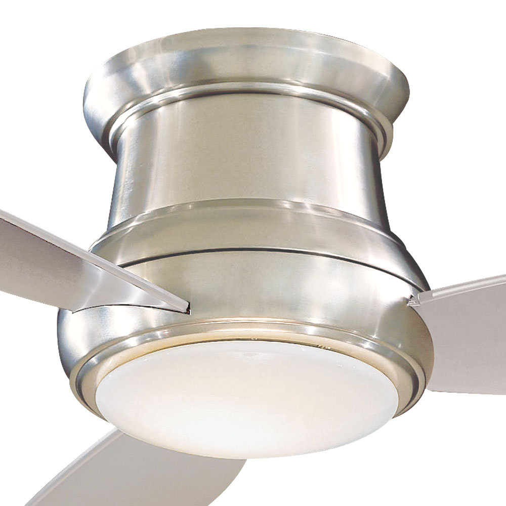 Concept II 44" Ceiling Fan with Light Kit, Brushed Nickel with Silver Blades, LED