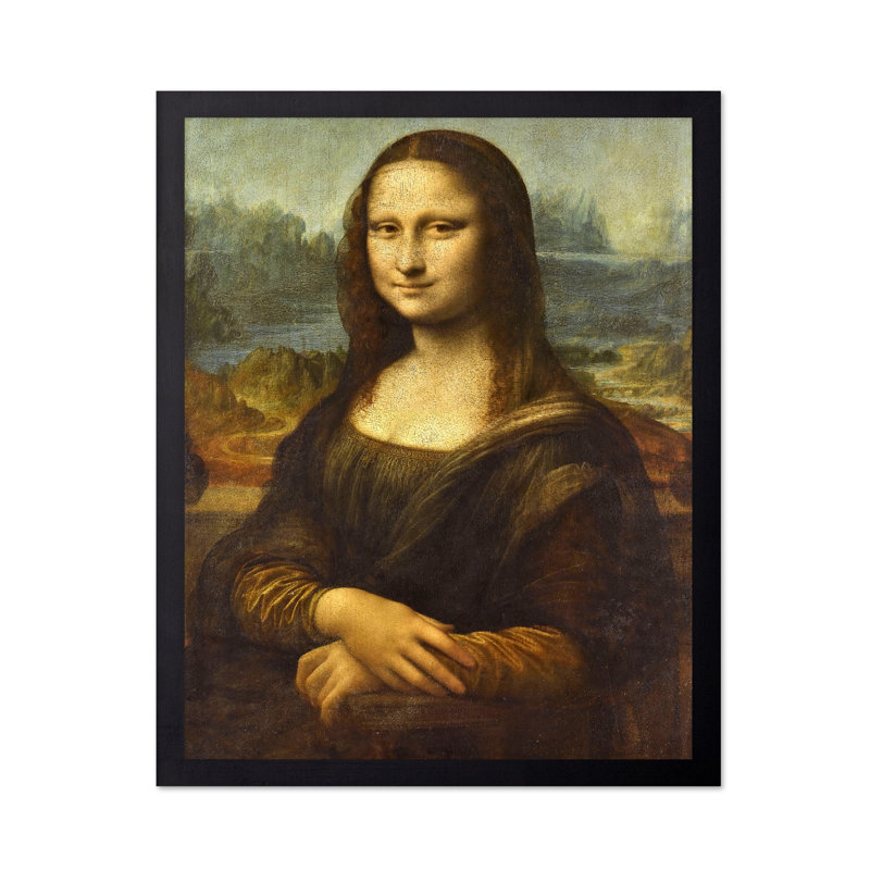 Leonardo Da Vinci - Mona Lisa No1, Unframed, Poster, 11"H x 14"W