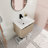 Lanayia 23.61'' Single Bathroom Vanity with Resin Top-471540821
