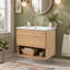 Meuble-lavabo mural sans lavabo, emballage KD de 24 po, salle de bain moderne