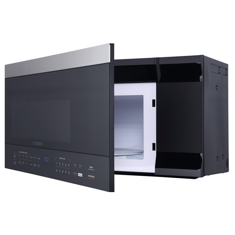 Cosmo 30 po Collection Stellar 1,6 pi³ Four à micro-ondes à hotte intégrée en acier inoxydable avec ventilateur 