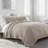 Your Lifestyle by Donna Sharp Delano Blush 3PC Garment Washed Cotton King Quilt Set-752814994-752815007