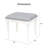 Lipford Watson Polyester Upholstered Solid and Manufactured Wood Vanity Stool -1534313471-1534313440