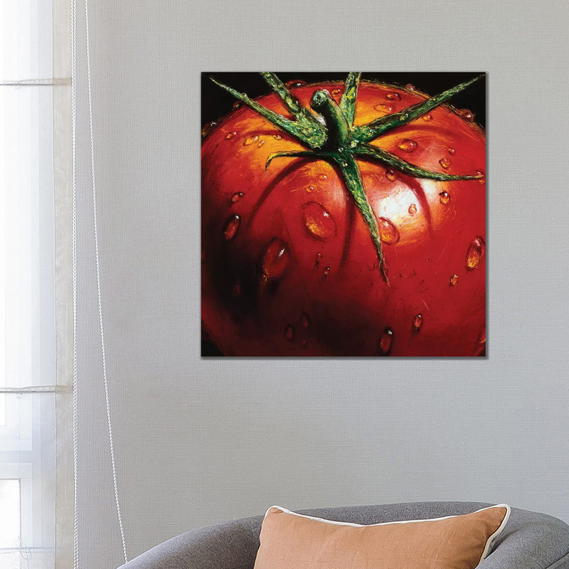 Tomato by AlmaCh - Wrapped Canvas Print, 66.04 cm H x 66.04 cm W x 3.175 cm D
