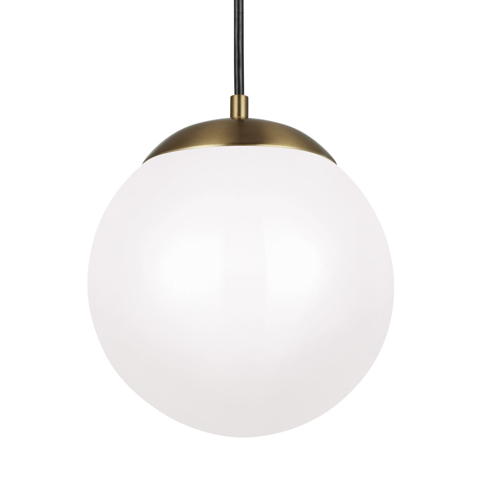 Meri Dimmable LED Single Light Pendant, 10.75" H x 10" W x 10" D, LED Integrated, Brass