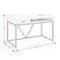 Silvine 2 Piece Writing Desk Office Set with Bookcase