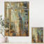 «Gold Vintage Empire State Building I», reproduction d'art sur toile tendue-55950541