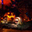 Zombie d'escalade d'Halloween révolutionnaire à commande vocale